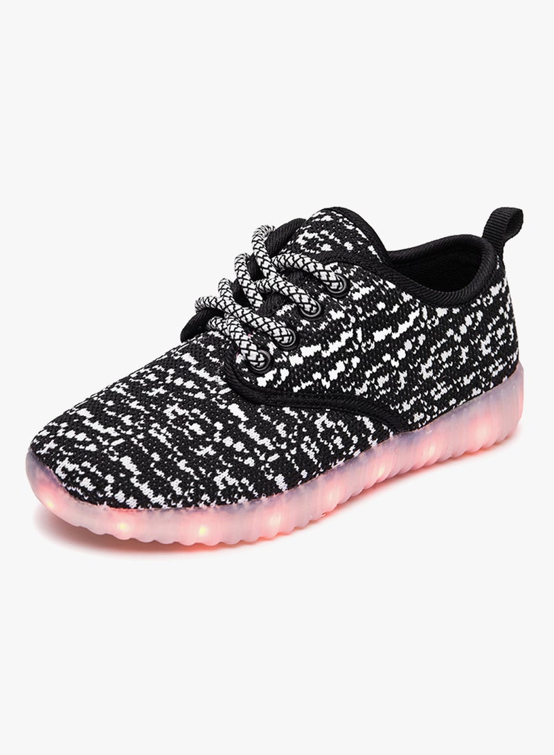 HUSK'SWARE - Lace Up Low Top Sneakers 360 Black - Image 1
