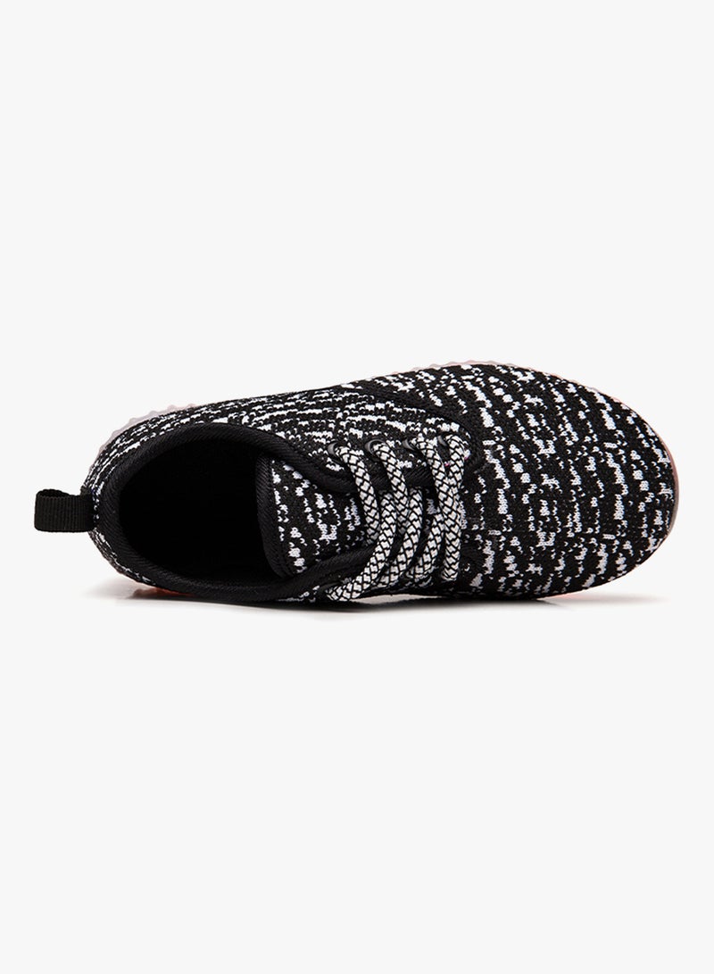 HUSK'SWARE - Lace Up Low Top Sneakers 360 Black - Image 1