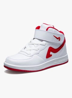 HUSK'SWARE Hook And Loop High Top Sneakers 701 White/Red  - Image 2
