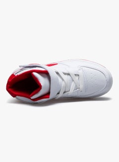 HUSK'SWARE Hook And Loop High Top Sneakers 701 White/Red  - Image 4