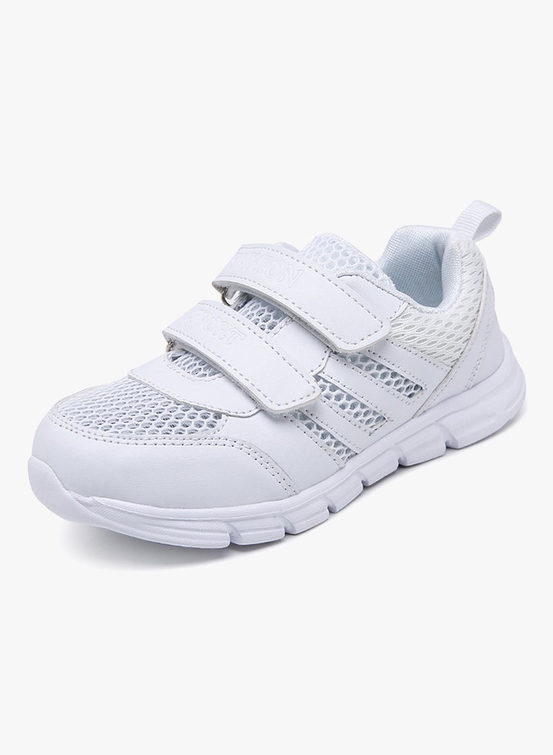 HUSK'SWARE - Hook And Loop Trainers H1801 White - Image 1