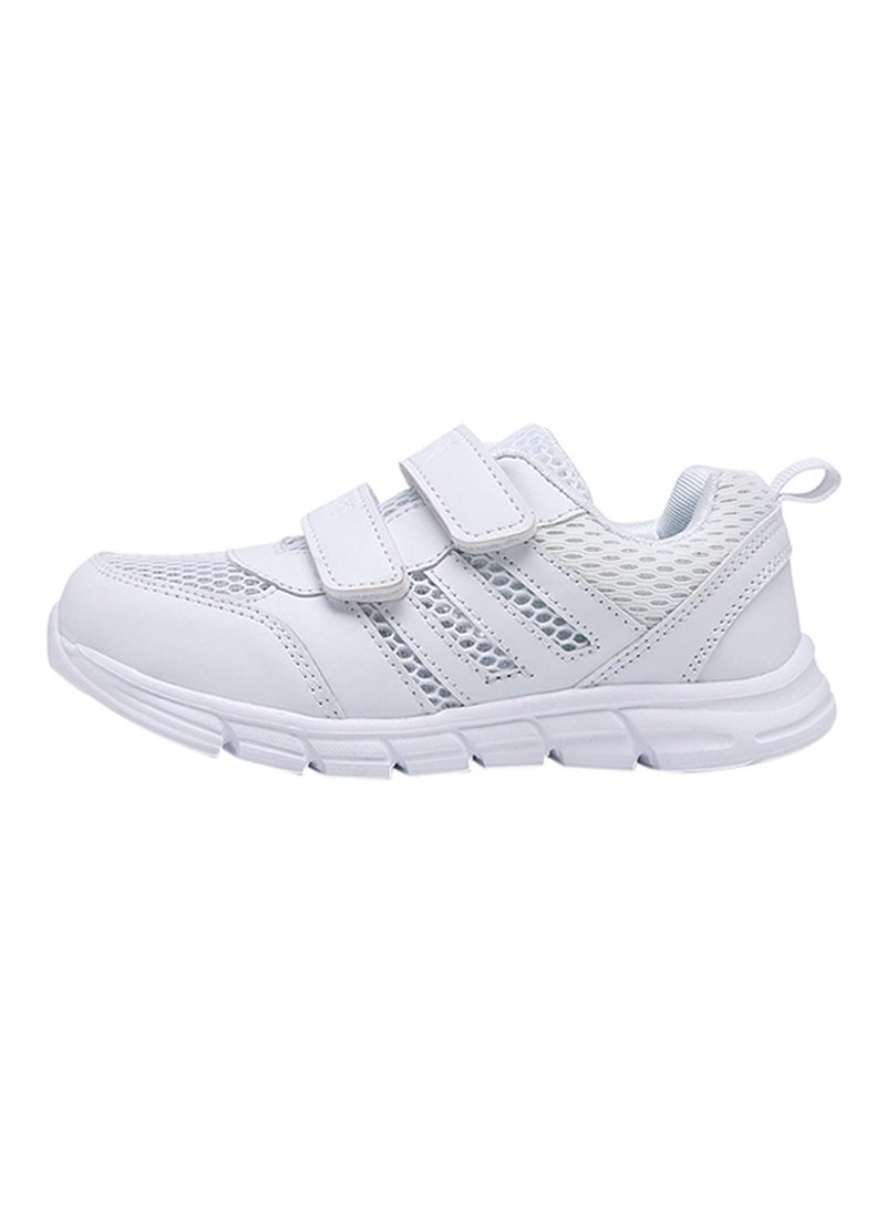 HUSK'SWARE - Hook And Loop Trainers H1801 White - Image 1