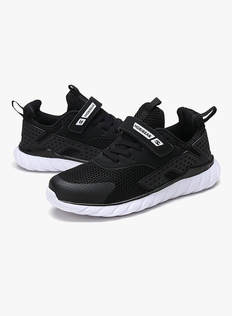 HUSK'SWARE Hook And Loop Trainers H7621 Black  - Image 3