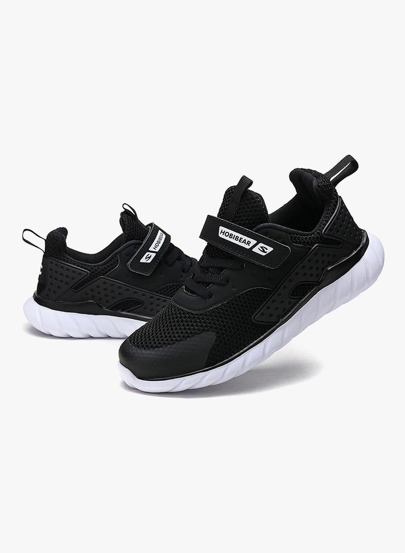 HUSK'SWARE Hook And Loop Trainers H7621 Black  - Image 4