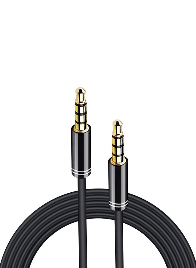 3.5mm Stereo AUX Cable Black - Image 1