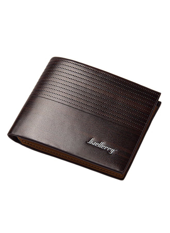 OUTAD - Flap Closure Leather Wallet Brown - Image 1