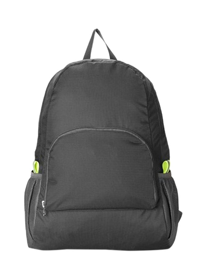 حقيبة ظهر مضادة للماء بسحاب لرحلات السير الطويلة رمادي