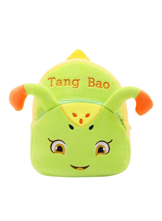 حقيبة ظهر للأطفال بتصميم كرتوني أخضر