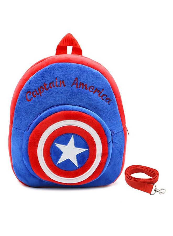 Cartoon Shape Kids Backpack Blue/Red