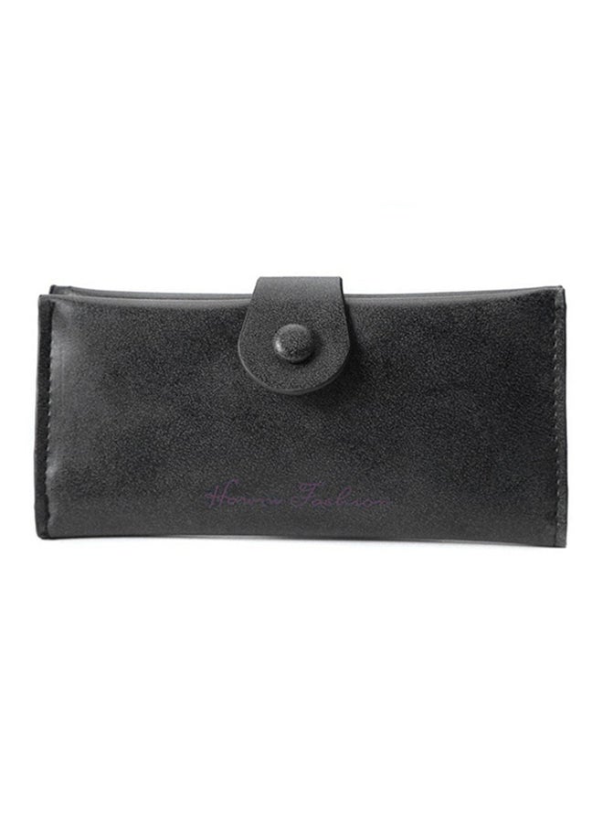 OUTAD Multifunctional Leather Wallet Black
