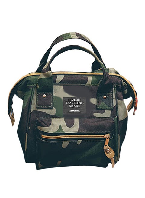 Canvas Casual  Handbag Multicolour