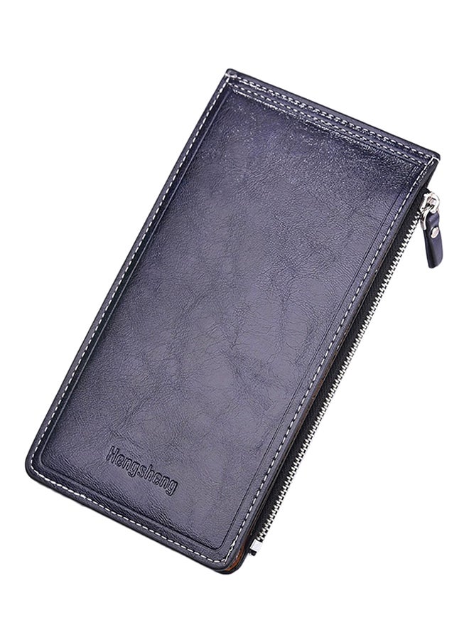 OUTAD Multifunctional Leather Wallet Dark Blue