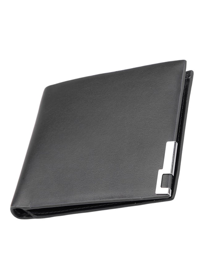 Multifunctional Leather Wallet Black