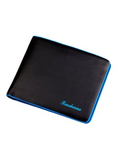 OUTAD Multifunctional Leather Wallet Black/Blue 