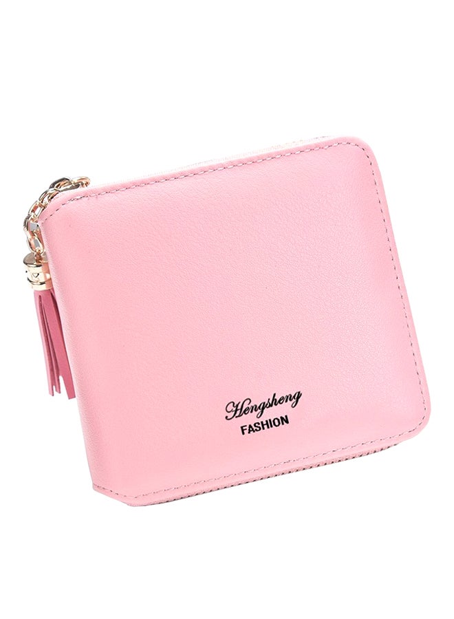 OUTAD Multifunctional Leather Wallet Pink
