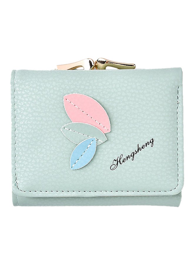 أوتاد محفظة جلدية متعددة الوظائف أخضر