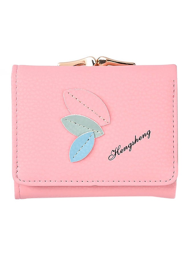 OUTAD Multifunctional Leather Wallet Pink