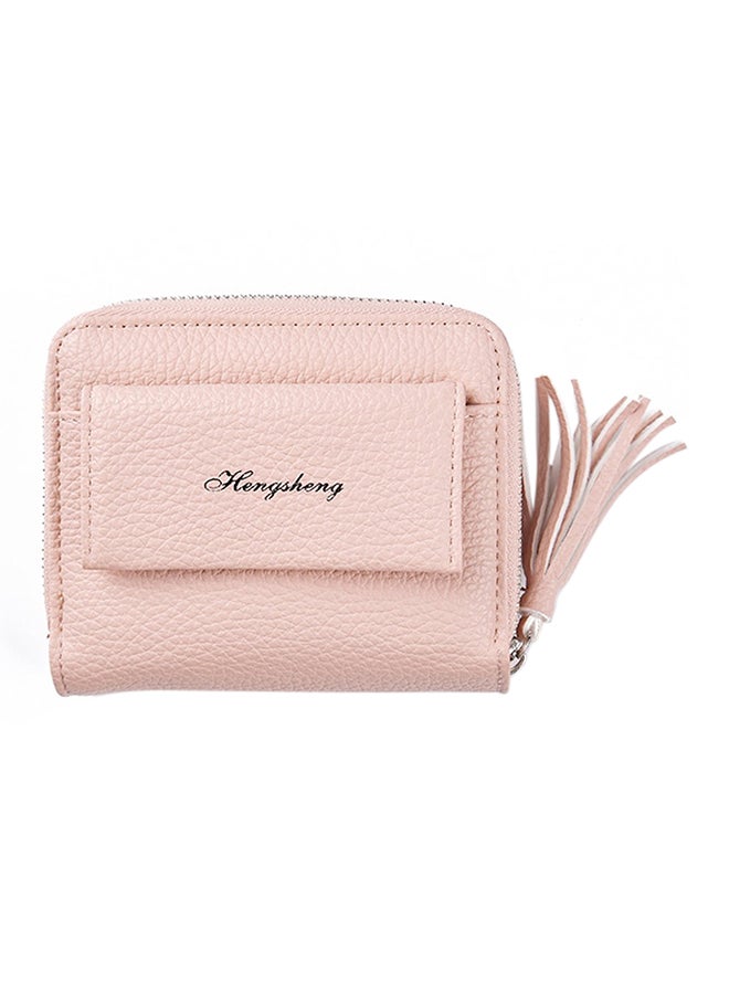 OUTAD Multifunctional Leather Wallet Light Pink