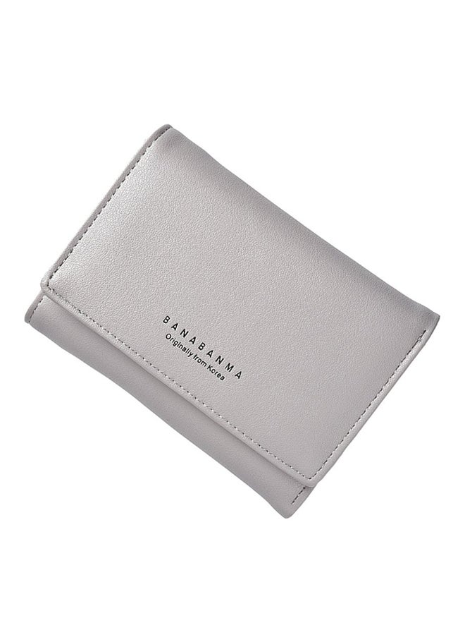 OUTAD Multifunctional Leather Wallet Grey