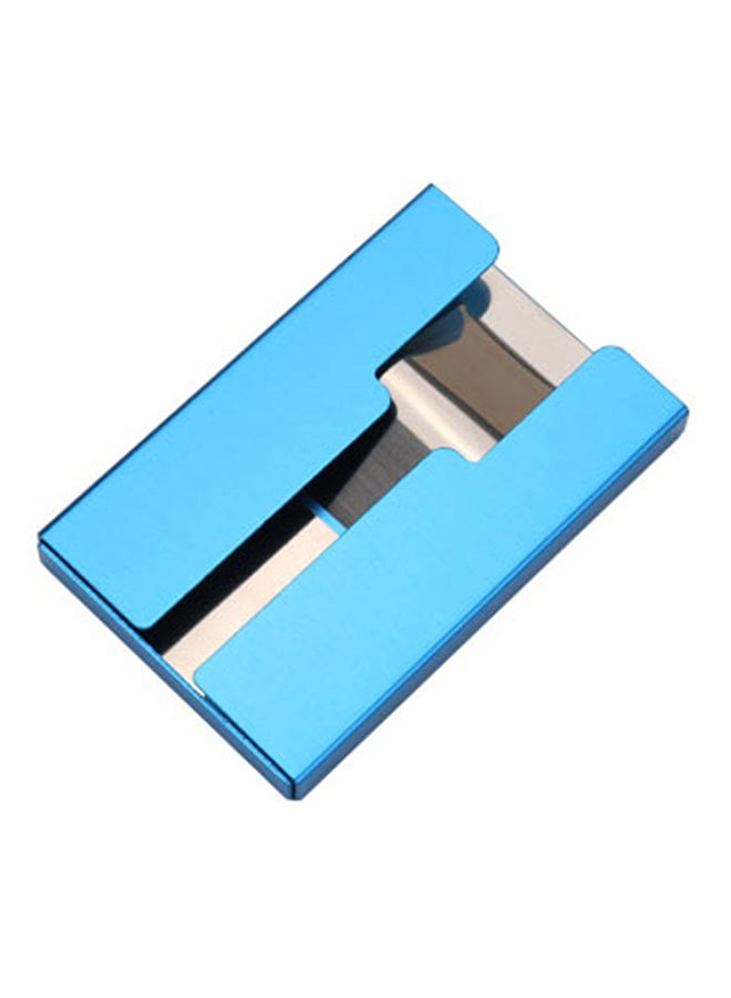 OUTAD Aluminum Card Case Blue