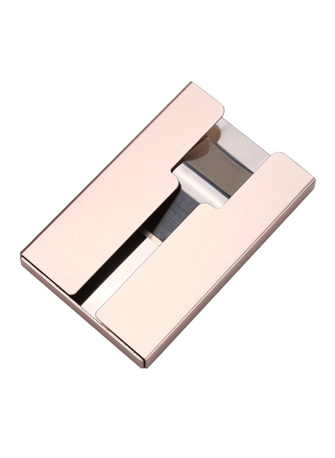 OUTAD Aluminum Card Case Gold 