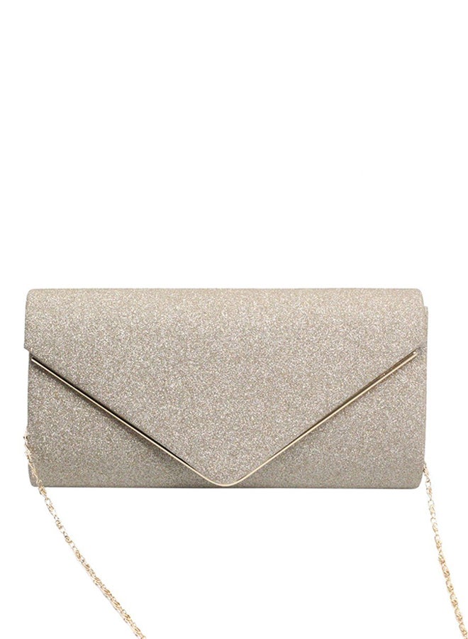 OUTAD - Sparkling Dazzling Sequins Clutch Gold - Image 1