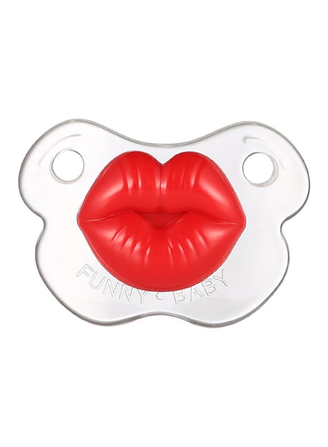ANSELF Soft Silicone BPA Free Funny Lip Pattern Soother Pacifier - Image 1