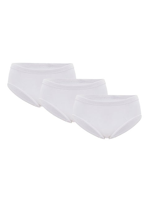 Pack Of 3 Cotton Briefs BY1701LW White