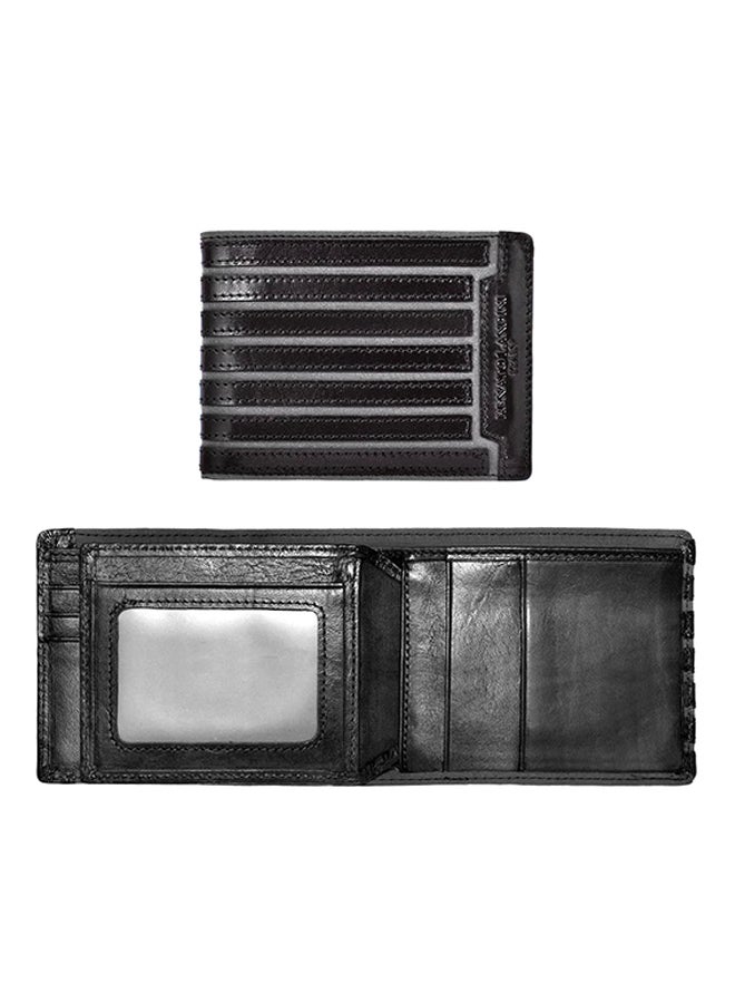 RENATO LANDINI Pio Bifold Wallet, Ballpoint Pen And Cufflinks Set Black/Silver  - Image 2