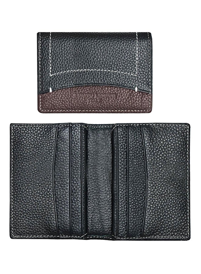 RENATO LANDINI Treasure Bi-Fold Wallet Black/Brown  - Image 2