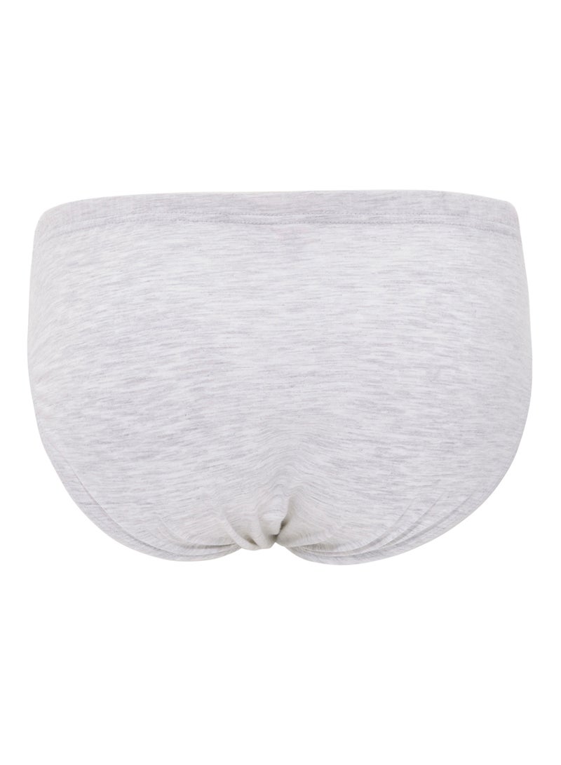 BYC Pack Of 3 Cotton Briefs MAR1003 Light Grey/Dark Grey  - Image 3
