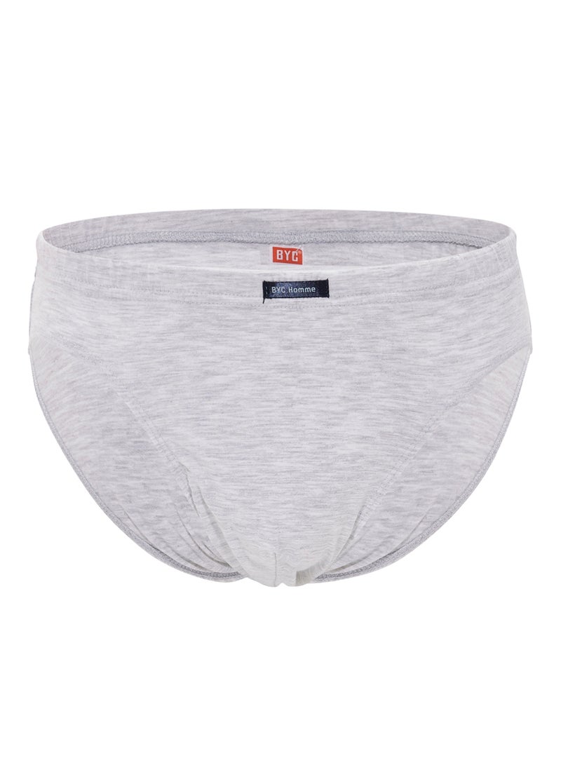 BYC Pack Of 3 Cotton Briefs MAR1003 Light Grey/Dark Grey  - Image 5