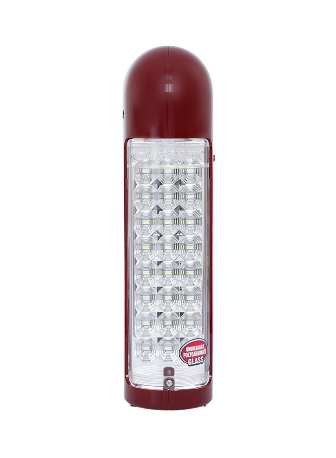 Olsenmark Rechargeable LED Emergency Lantern Maroon  - Image 1