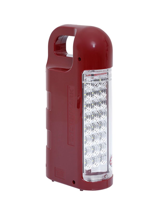Olsenmark Rechargeable LED Emergency Lantern Maroon  - Image 3
