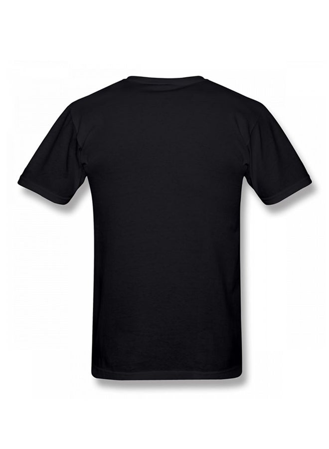 Generic - M83 Midnight City Printed Cotton Short Sleeve T-shirt Black - Image 1