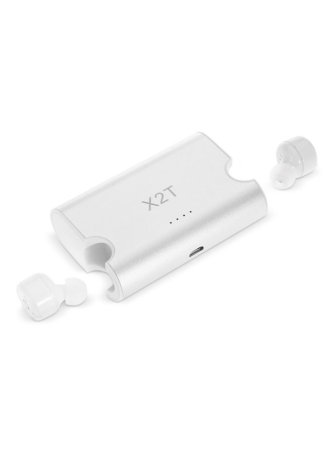 Mini X2T Double Wireless Bluetooth Headset White