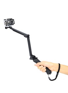 Generic Waterproof 3 Way Foldable Tripod Mount For Go Pro Black  - Image 3