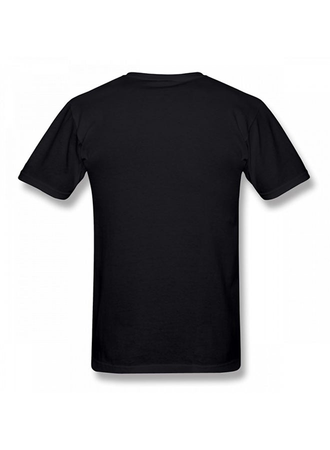 Generic - Lana Del Rey Printed Cotton Short Sleeve T-shirt Black - Image 1