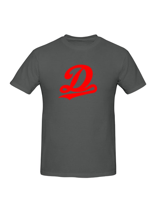 Dreamville Records Logo Men's Cotton Short Sleeve T-shirt Grey  - Image 1