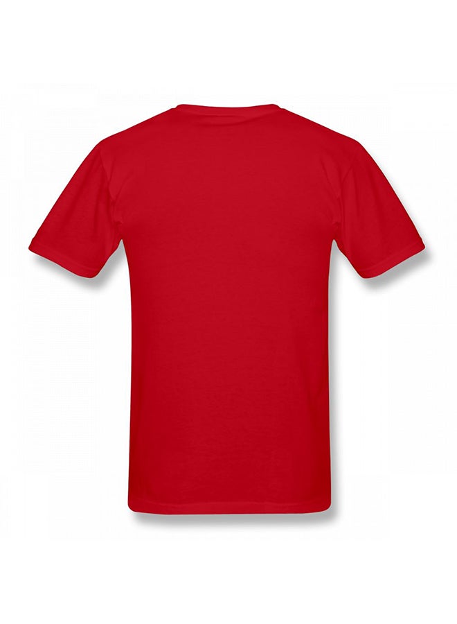 Call Of Duty Logo Printed Cotton Short Sleeve T-Shirt Red  - Image 2