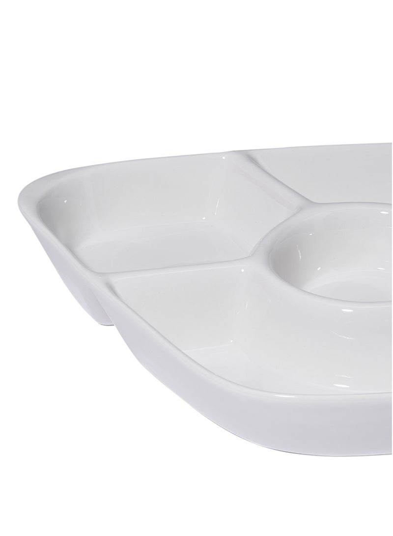 SYMPHONY 5 Division Plate White 37 x 24centimeter - Image 2