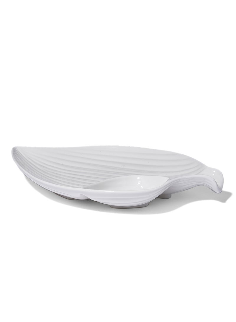 SYMPHONY Nurture Canopy Dip Plate White 36cm - Image 1