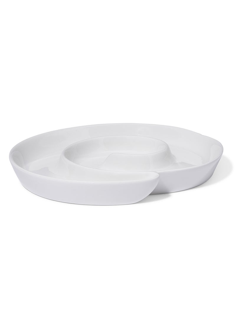 SYMPHONY Spiral Plate White 27centimeter - Image 1
