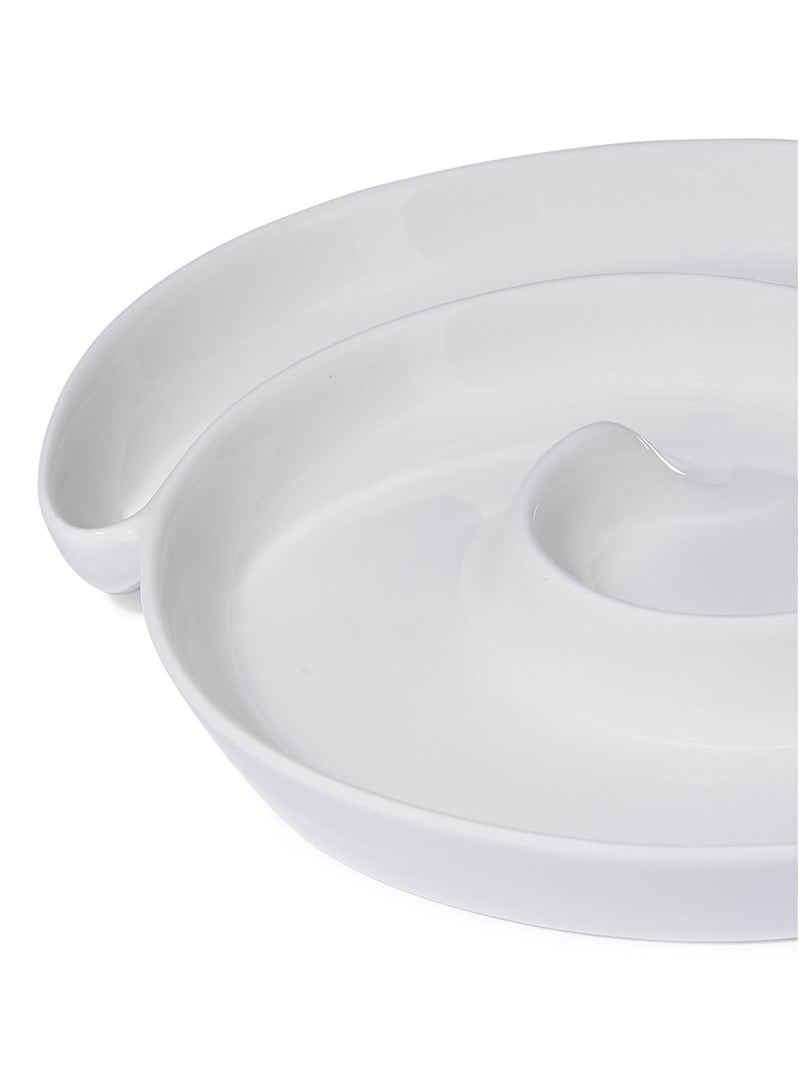 SYMPHONY Spiral Plate White 27centimeter - Image 2