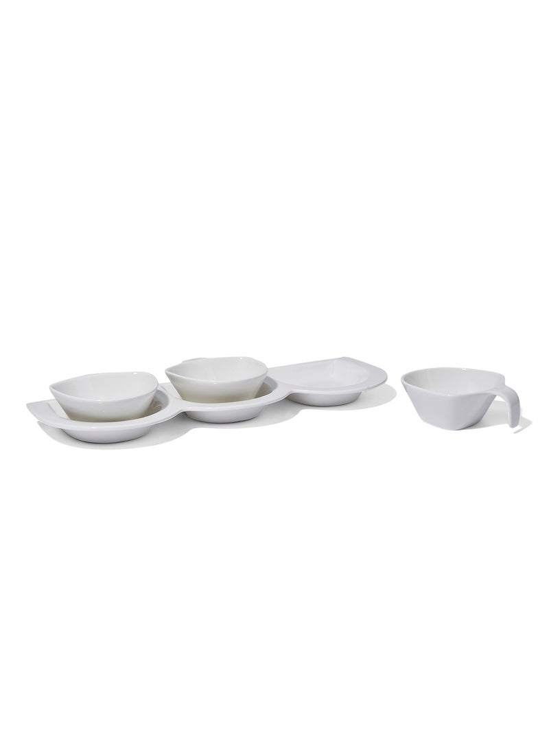 SYMPHONY 3-Piece Paletta Serving Bowl Set White - Image 2
