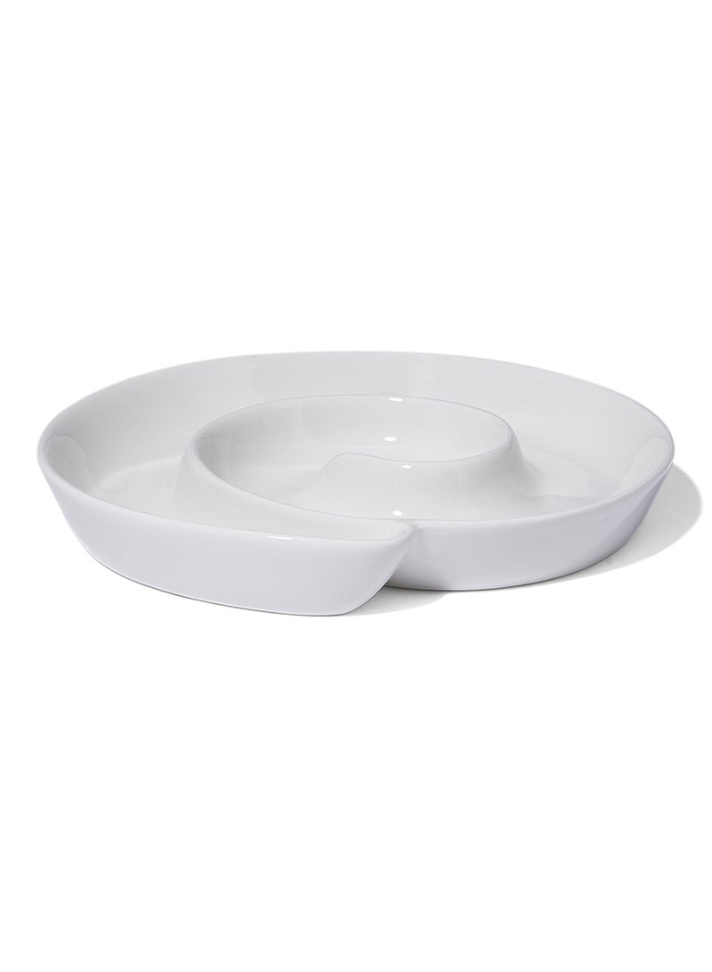 SYMPHONY Spiral Plate White 17cm - Image 1