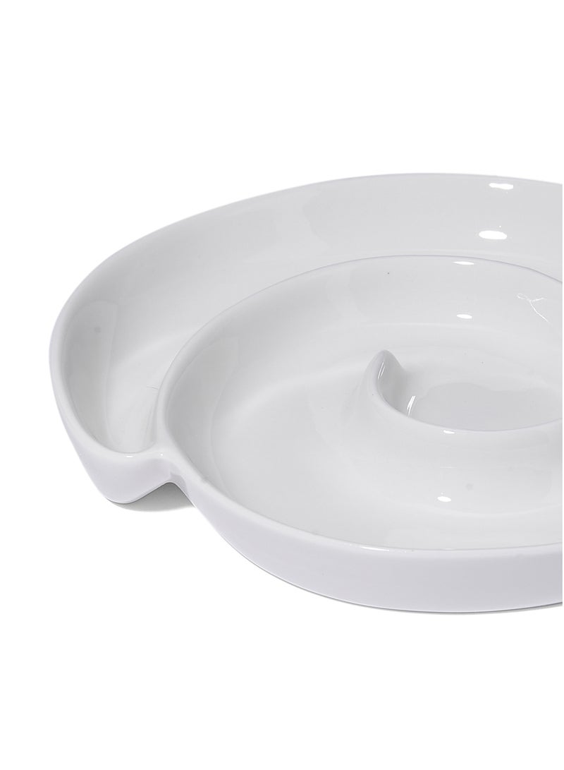 SYMPHONY Spiral Plate White 17cm - Image 2
