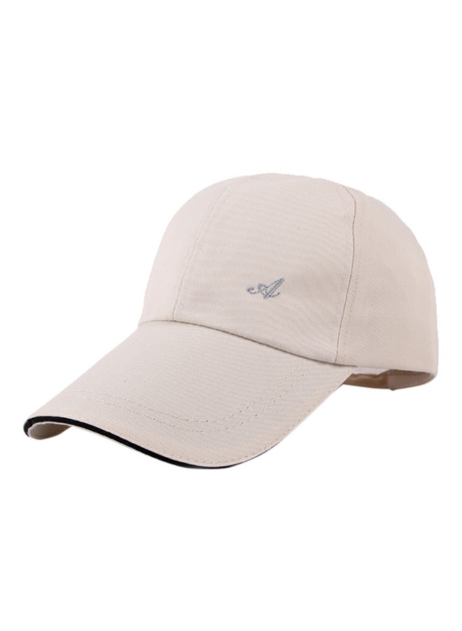 Generic - Adjustable Belt Snapback Hat Beige - Image 1
