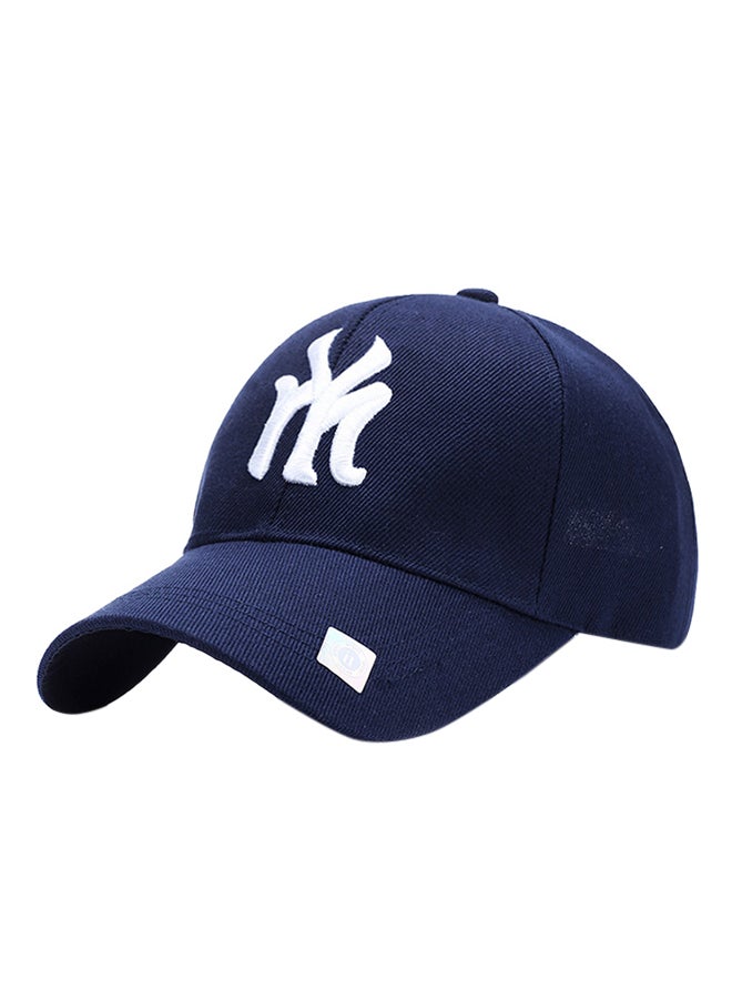 Generic - NY Embroidery Hip Hop Snapback Hat Blue - Image 1