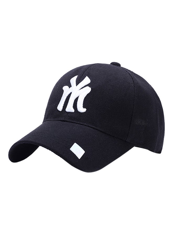 Generic - NY Embroidery Hip Hop Snapback Hat Black - Image 1